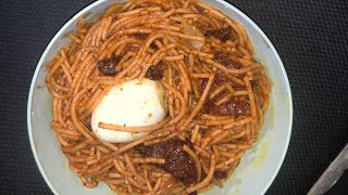 Simple and yummy suya pasta recipe.