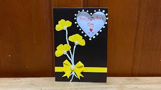 Làm thiệp tặng mẹ, thiệp chúc mừng - DIY - How to make a card for mom on Mother's Day