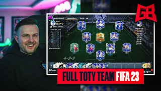GamerBrother BAUT das KOMPLETTE TOTY TEAM in FIFA 23 😱