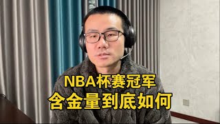 【徐静雨】NBA杯赛冠军含金量到底如何？一个视频讲清楚！