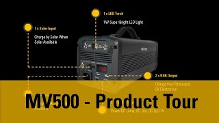 Product Tour - Micergy MV500 UPS Solar Powered Generator