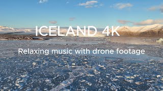 Flying Over Iceland (4K UHD) – With relaxing music