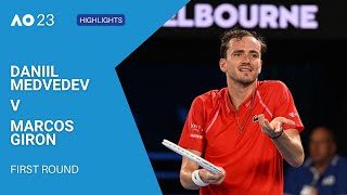 Daniil Medvedev v Marcos Giron Highlights | Australian Open 2023 First Round Gameplay PS5
