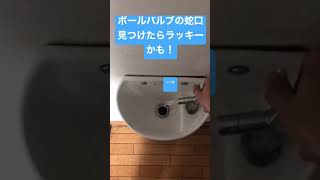 珍しい蛇口　ボールバルブ　開閉　構造　機構