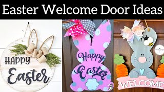 Dollar Tree! Welcome Ideas For Easter Season/Front Door Signboard For Happy Easter 2025