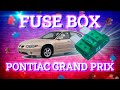 Pontiac Grand Prix (1997-2003) fuse box diagrams