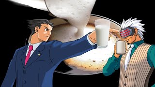 Phoenix Wright Puts Milk on Godot's Coffee (Objection.lol)