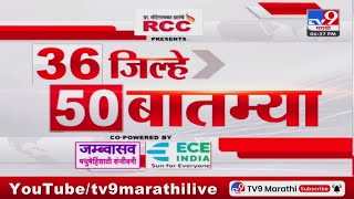 Today 36 Jilhe 50 Batmya | 36 जिल्हे 50 बातम्या | 24 February 2025 | Maharashtra Breaking Fast News