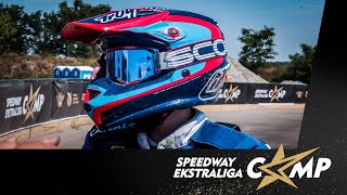 Rafał Wojciechowski o specjalnych goglach uczestnika Speedway Ekstraliga Camp