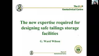 The new expertise required for designing safe tailings storage facilities