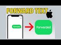 How to forward a text on iPhone | How to text forward on iPhone