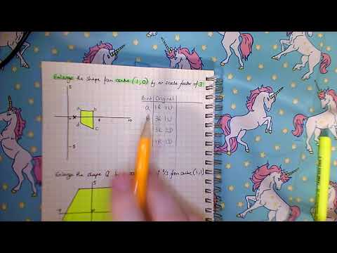 Enlarging from a centre positive integer scale factor tutorial Enlarging from a centre positive integer scale factor tutorial