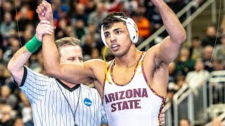 2019 NCAA Wrestling Championships: Arizona State's Zahid Valencia repeats as the 174 pound...