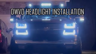 DWVO Headlight Installation on my LB7 (2003-2007 GM Trucks)