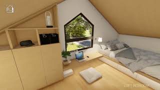 Relaxing Loft House Design, Satisfying Loft House Tour