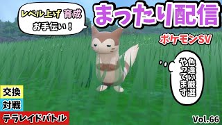 【ポケモンSV】参加型配信 12/14藍の円盤決定！！新ポケ考察、集めながら対戦、交換、配布、色違い厳選します Vol.66