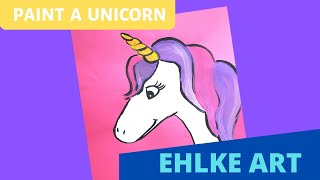 PAINT a UNICORN for kids