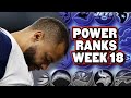 NFL Week 18 Power Rankings