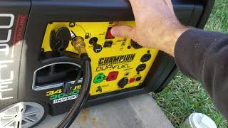 Champion 3400 Dual Fuel Inverter Generator Review