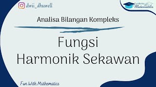 Fungsi Harmonik Sekawan