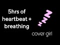 sleeping on your gf’s chest [heartbeat][sleep aid][5 HRS][soft breathing][sleeping sounds][asmr gf]