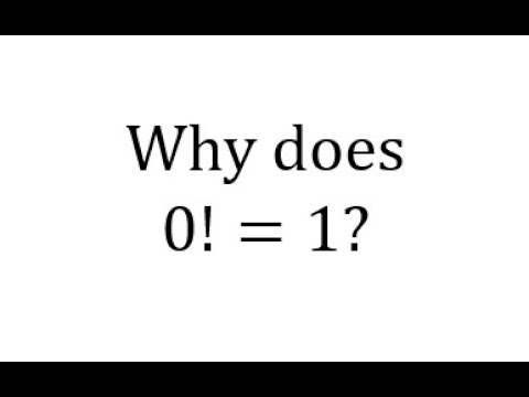 Zero Factorial: Why Is 0! = 1? - YouTube