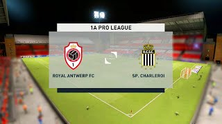 Antwerp vs Royal Charleroi | Belgian Pro League (27/12/2020) | Fifa 21