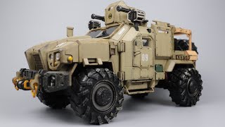 【开盒分享】JOYTOY暗源 1/18 狂飙重装越野车CRAZY RELOAD SUV desert type