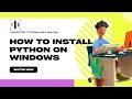 How to install Python on Windows 11 | works for any Windows version #coding #python #tutorial