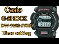 How to set time Casio G-SHOCK DW-9052-1VHD how to adjust time in casio g-shock #watchservicebd