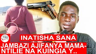 JAMBAZI MREMBO AJIFANYA MAMA NTILIE AKIWA NA BASTOLA NA KUINGIA YARD YA MAGARI BILA M..