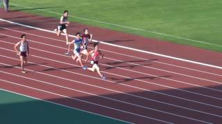 男子4×100MR 準決勝3組　東日大昌平　2016 第62回福島県高校体育大会陸上競技大会　みんなのスタジアム