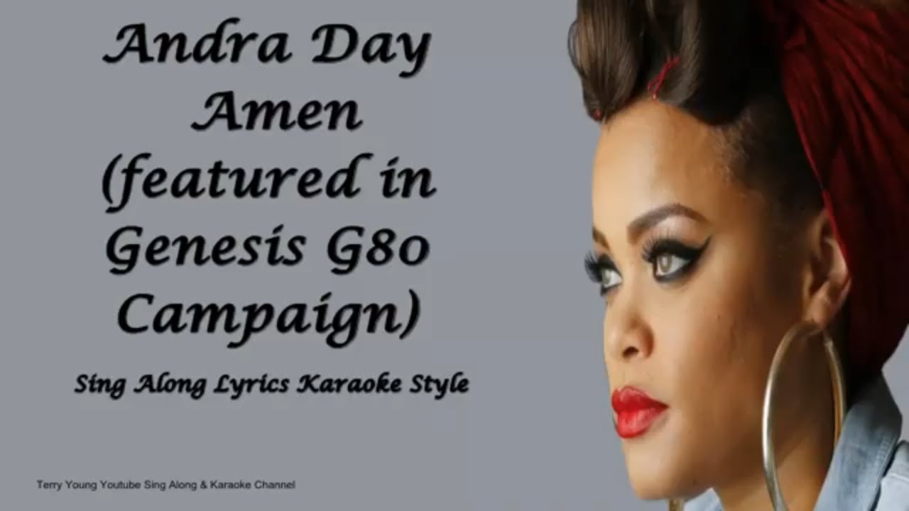 Andra Day Amen Sing Along Lyrics - YouTube