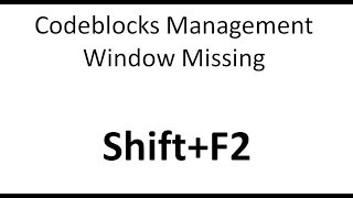 Dev Tips#17 Codeblocks Management Windows Missing Resolved