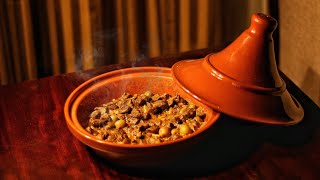 Lamb Tajine M’chermel with Couscous and Moroccan Mint Tea 🇲🇦