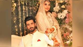 Agha Ali and Hina altaf wedding pics