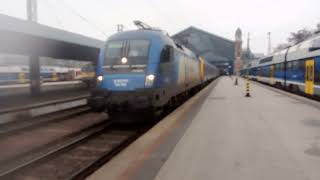 Tokaj IC indul az 565-ös Akiem Taurus-al #máv #vasút #akiem #taurus #intercity #ic