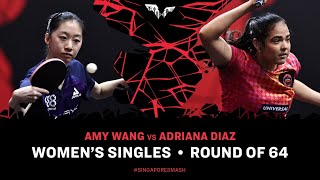 Amy Wang vs Adriana Diaz | WS R64 | Singapore Smash 2025