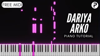 Dariya Piano Tutorial Instrumental Cover | Arko