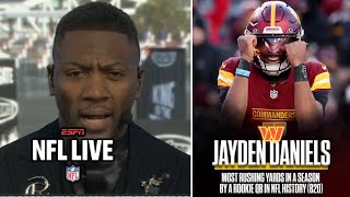 NFL LIVE | Jayden Daniels has ice in his veins! - Ryan Clark: The NFC should fear the Commanders