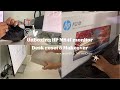 Unboxing HP M24f 23.8” + desk reset | aesthetic work from home setup | shopee finds | meidiary