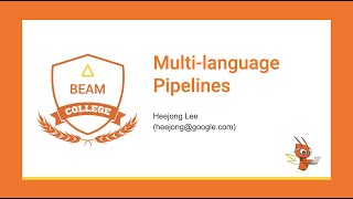 Multi-language pipelines with Apache Beam