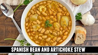 Heart-Warming Bean and Artichoke Stew | One of Spain´s BEST Bean Stews