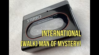 International 'Mystery' Personal Stereo Cassette Teardown, Belt Change \u0026 Service. Walkman Repair.