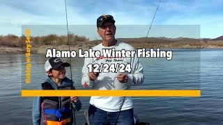 Winter Fishing Alamo Lake 12/24/23