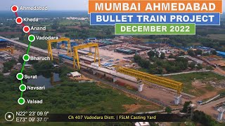 Mumbai Ahmedabad Bullet Train Project update | High speed rail corridor in India | Papa Construction