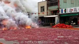 Million Firecrackers Exploding | Exploding One Million Firecrackers At The Same Moment - Diwali 2017