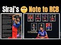 Mohammed Siraj’s Emotional farewell message to Fans | RCB’s Best XI | IPL 2025