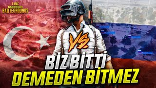 BİZE BİZİM TAKTİĞİMİZLE SALDIRDILAR TÜRKİYE RUSYA 32 VS 32 DOSTLUK MAÇI -PUBG 1.MAÇ