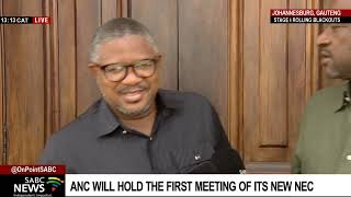 ANC will hold the first meeting of its new NEC